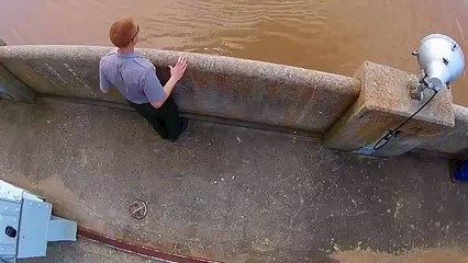 Un vortex géant dans un lac