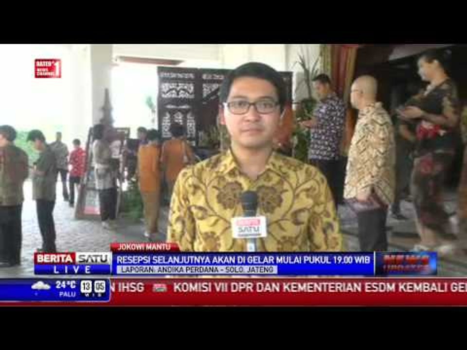 Resepsi Pernikahan Gibran dan Selvi Sesi Siang Baru Usai