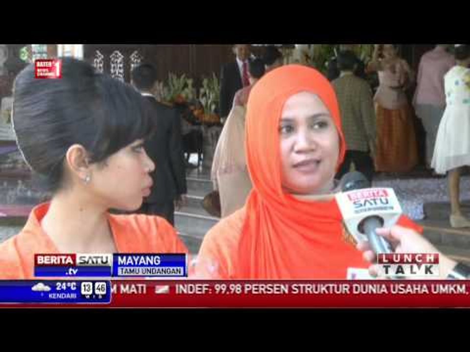 Gibran dan Selvi Gelar Tradisi Begalan