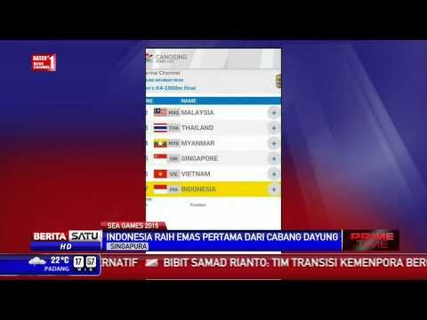 Indonesia Raih Emas Pertama dari Cabang Dayung