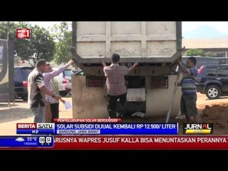 13,6 Ton Solar Bersubsidi Disita Kepolisian Cianjur