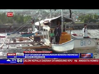 Polisi Tangkap Kapal Asing Filipina Berbendera Indonesia
