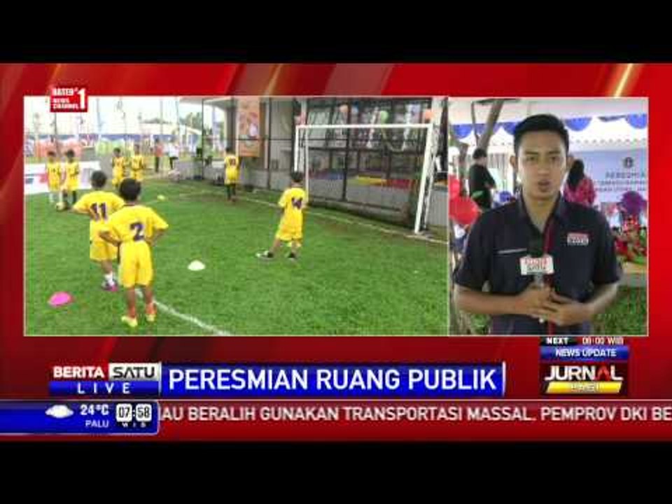 Ahok Resmikan Ruang Publik Terpadu Ramah Anak