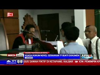 Kuasa Hukum Novel Serahkan 77 Bukti Dokumen