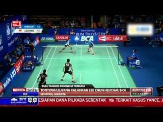 Indonesia Terbuka 2015, Tommy Sugiarto Kalahkan Lin Dan