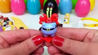 Surprise Eggs Spider-Man Teletubbies SpongeBob Hot wheels Ben 10 Minnie Mouse Dragon Ball Disney [F