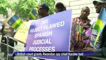 British court grants Rwandan spy chief bail