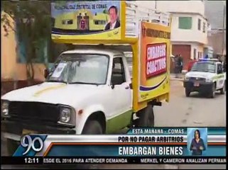 Comas inicia embargo de bienes a vecinos morosos