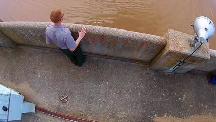 Un vortex géant dans un lac