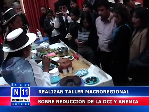 N11 Informativo REALIZAN TALLER MACROREGIONAL SOBRE REDUCCION DE LA DESNUTRICION CRONICA INFANTIL Y ANEMIA