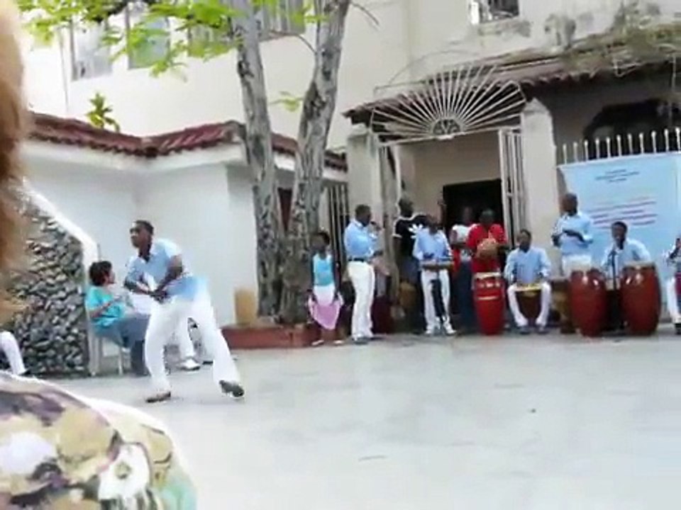 Afro Cuban Rumba music and dance -- havana, cuba