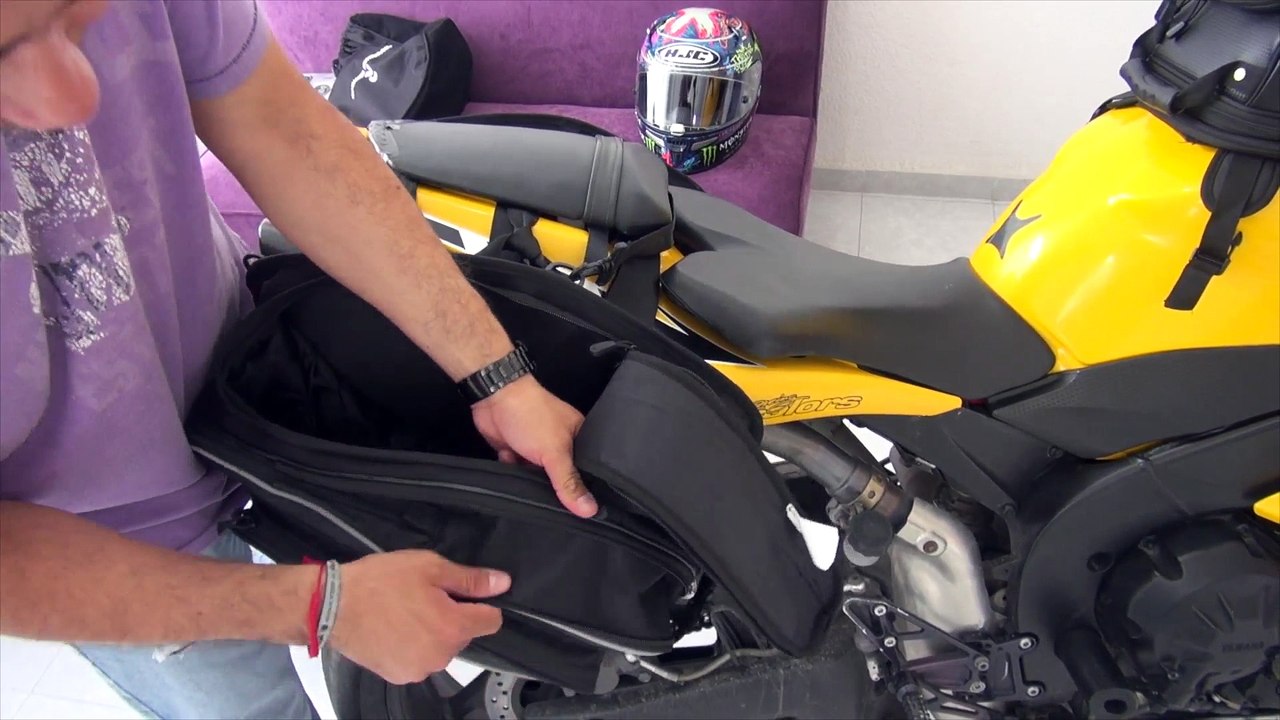 Maletas Shad para moto, primera prueba