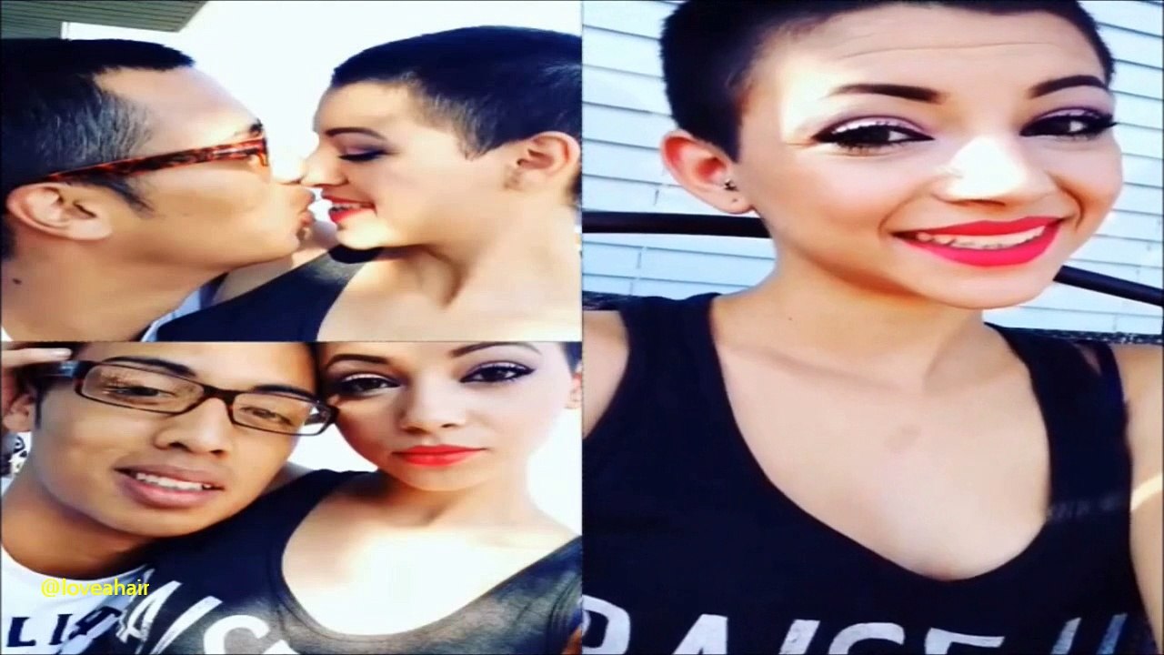 girls with buzzed haircuts