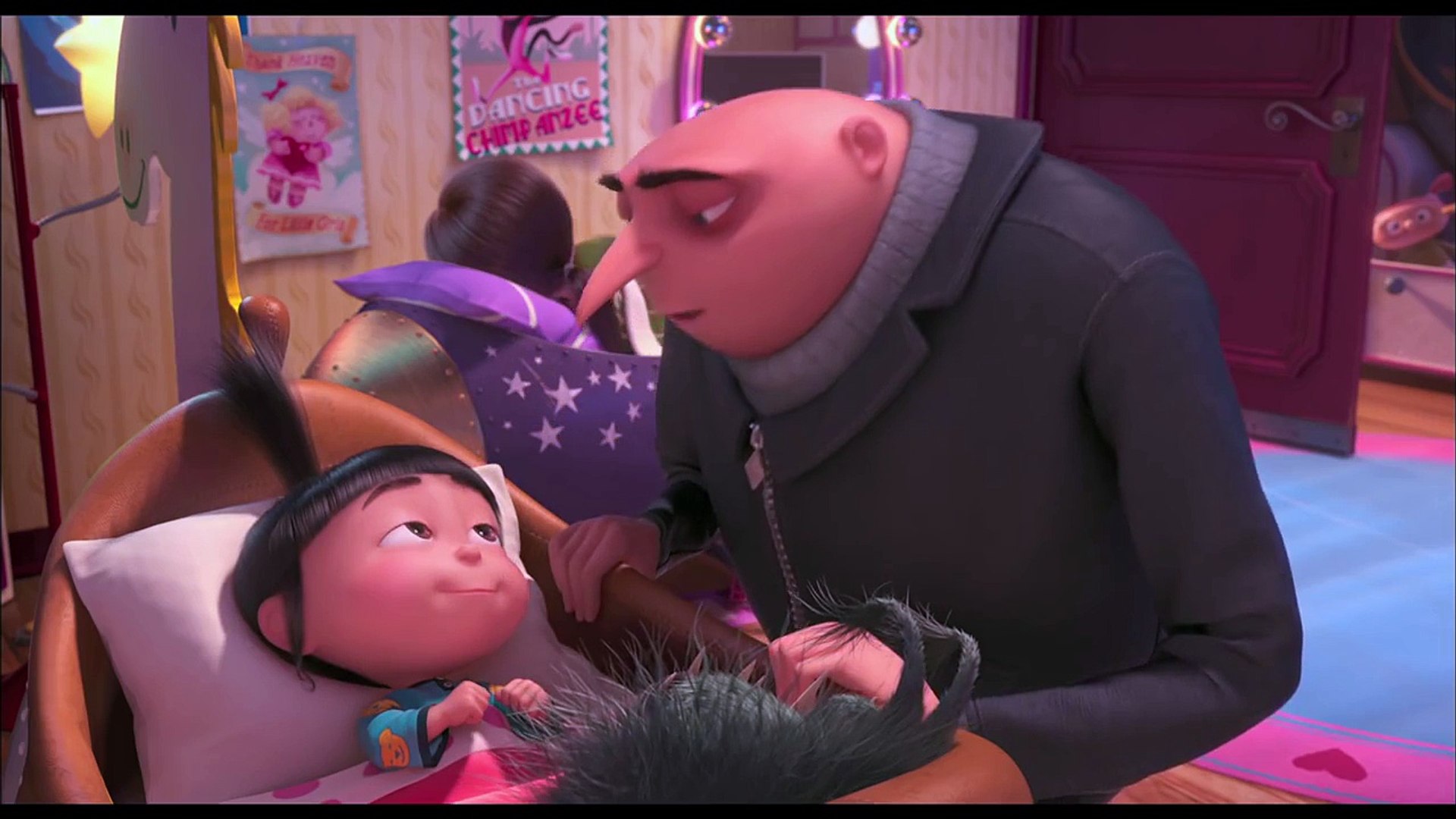 Despicable Me 2 Clip Gru Says Goodnight To The Girls Illumination Dailymotion Video