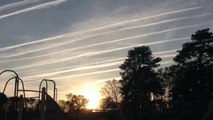 Chemtrails heavy spraying in our sky 2014