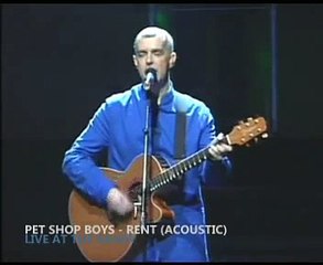 Pet Shop Boys - Rent (Acoustic Live)