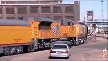 Union Pacific 844 Enters Cheyenne, Wyoming August 2012