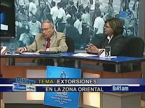 DIÁLOGO CON ERNESTO LÓPEZ 5/10/09 TEMA: EXTORSIONES EN LA ZONA ORIENTAL