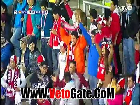 باولو يتقدم بالهدف الثالث بيرو فى مرمى بوليفيا