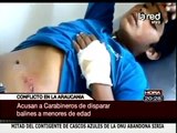 Niños mapuches heridos por conflicto en la Araucanía acusan a carabineros ante fiscalía