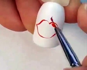 Мастер-класс "Губы". Дизайн на ногтях. Материалы LIANAIL