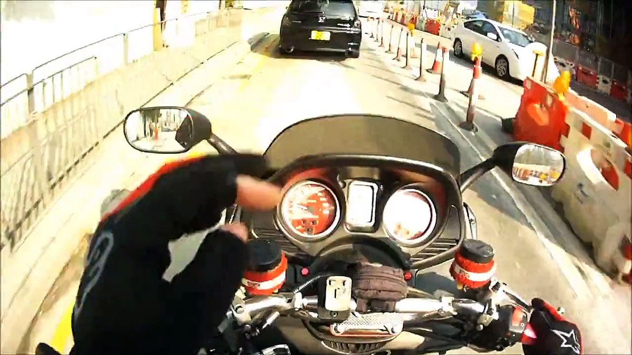 Motorbike Camera - Cut Off by an Idiot