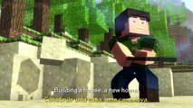 Minecraft Music Vídeo / Song - Through The Night (Legendado PT BR)