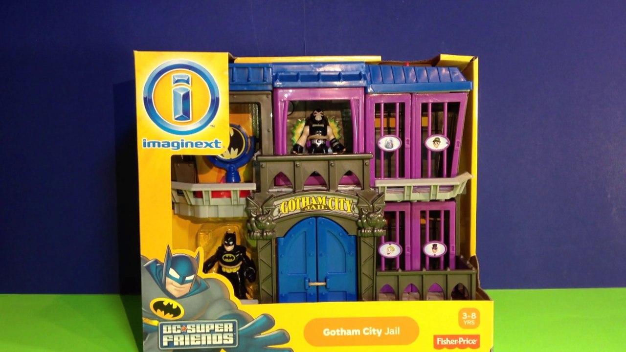 Gotham City Jail Playset from Imaginext! With Batman and Glowing Bane