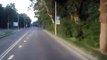 E264 route - Tartu town. Estonia. Summer 6:00 am.