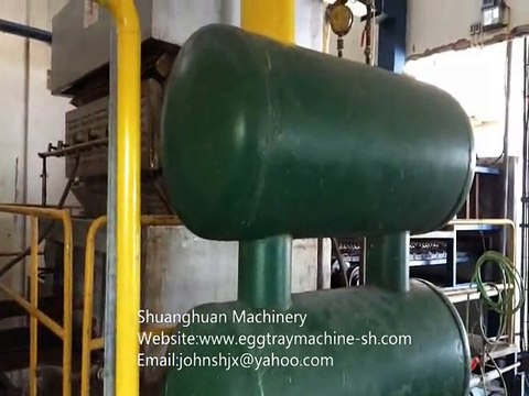 Egg tray machine production line in Indonesia manufactured by China SH Machinery