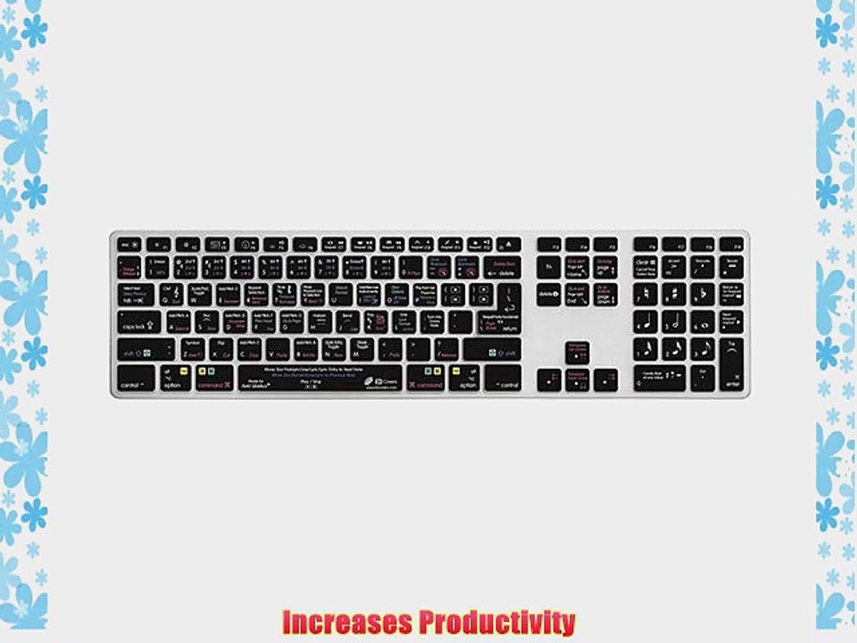 KB Covers Keyboard Cover for Apple Ultra-Thin with Num Pad - Sebelius (SIB-AK-CC-2)