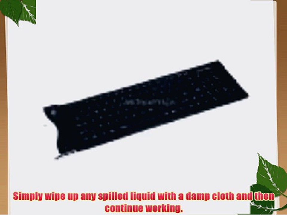 Deluxe Ultra-Slim Flexible Keyboard - Black