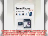 Zectron UHS-1 16GB Micro Class 10 Memory Card for ZTE X500   Free Micro USB card reader