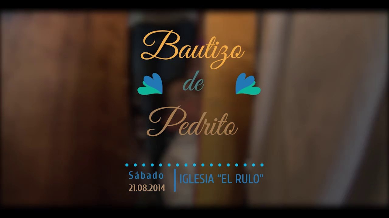 Bautizo Pedro