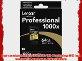 Lexar Professional 1000x 64GB SDXC UHS-II/U3 Card (Up to 150MB/s read) w/Image Rescue 5 Software