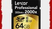 Lexar Professional 2000x 64GB SDXC UHS-II Card with Reader