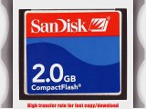 Sandisk 2GB Compactflash Card Type I (SDCFB-2048-A10 Retail Package)