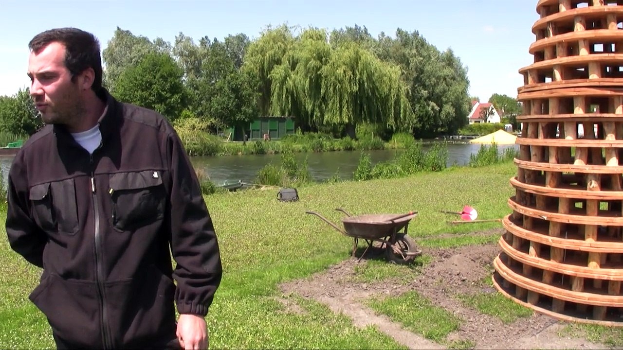 Girotranche de Marc Herblin - Art, villes et paysage 2015 - Hortillonnages