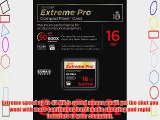 SanDisk Extreme Pro CompactFlash 16 GB Memory Card 90MB/s SDCFXP-016G-X46
