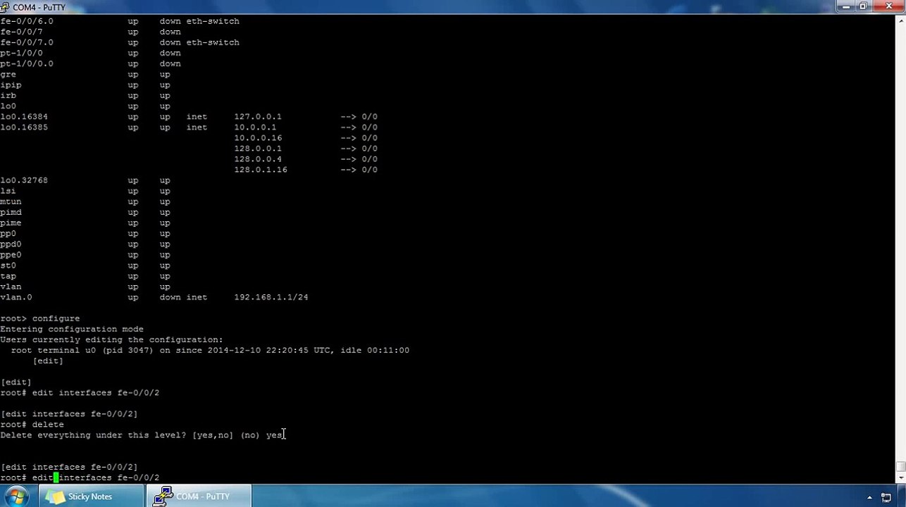 Juniper SRX Firewall (Junos) Configuring Layer 2 & 3 Interfaces and Static Routes