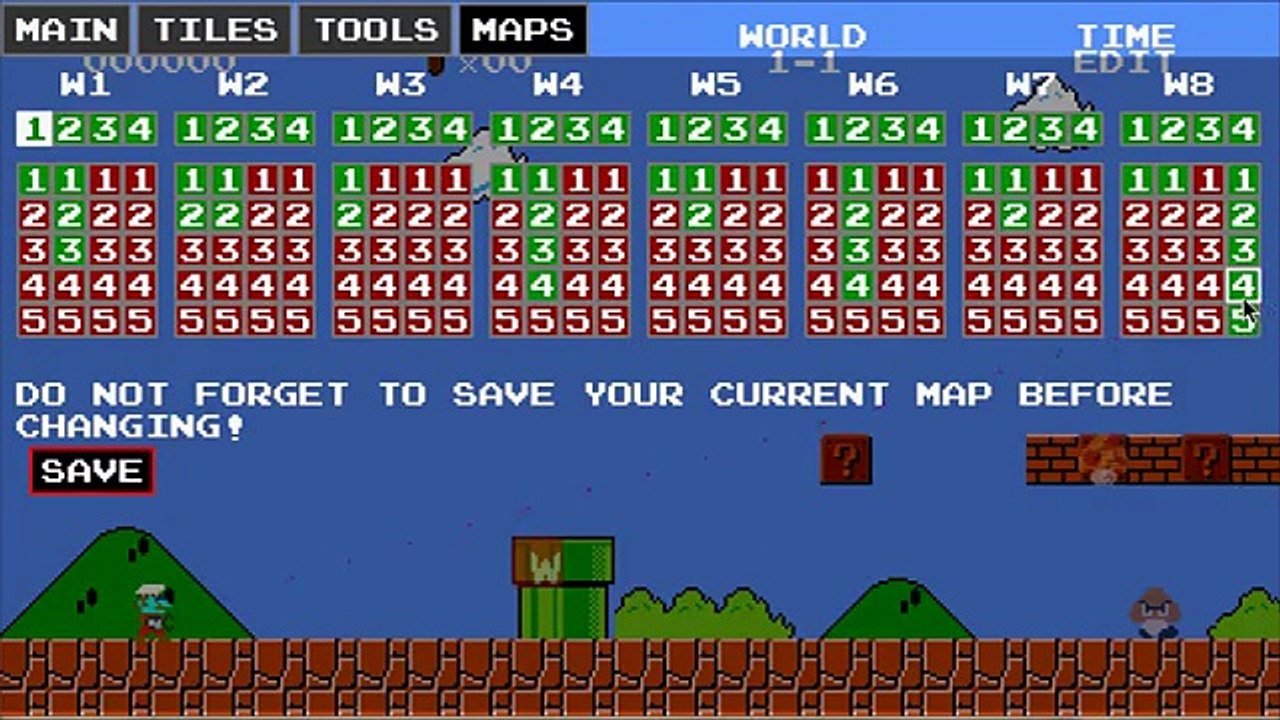 mari0 - How to Unlock Cheats Without Beating the Game