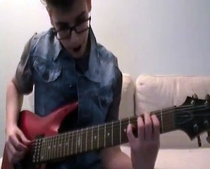 Playing my new Schecter SGR C-7 (7 string guitar)