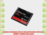 SanDisk Extreme PRO 16GB Compact Flash Memory Card UDMA 7 Speed Up To 160MB/s- SDCFXPS-016G-X46