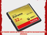 SanDisk Extreme 32GB CompactFlash Memory Card UDMA 7 Speed Up To 120MB/s Frustration-Free Packaging-