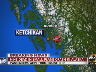 Nine dead in small plane crash in Alaska