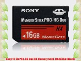 Sony 16 GB PRO-HG Duo HX Memory Stick MSHX16A (Black)