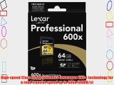 Lexar Professional 600x 64GB SDXC UHS-I Flash Memory Card LSD64GCRBNA600