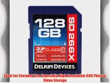Delkin 128GB SDXC 266X Class 10 Memory Card (Blue)