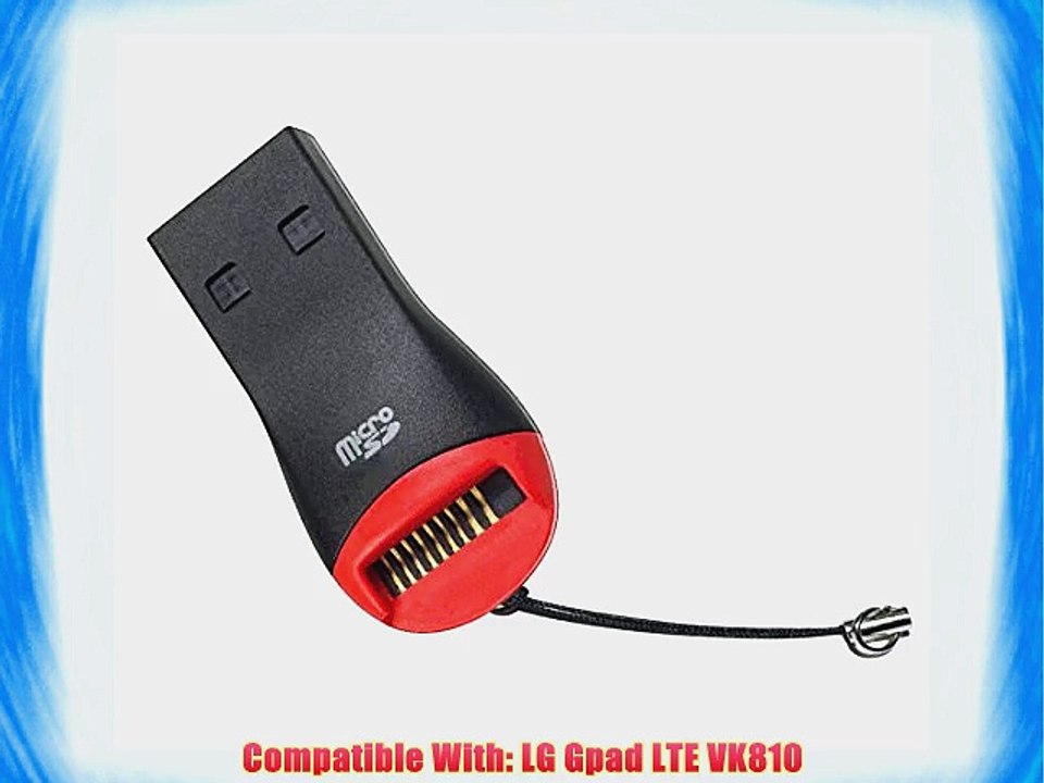 32GB MicroSDHC Memory Card for LG Gpad LTE VK810 8.3 inch Tablet with Free USB MicroSD/SDHC