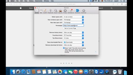 How To Set Home Page For Safari